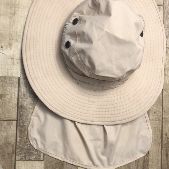 Redhead tan large unisex fishing:sun hat with fold up neck protector - Picture 14 of 15